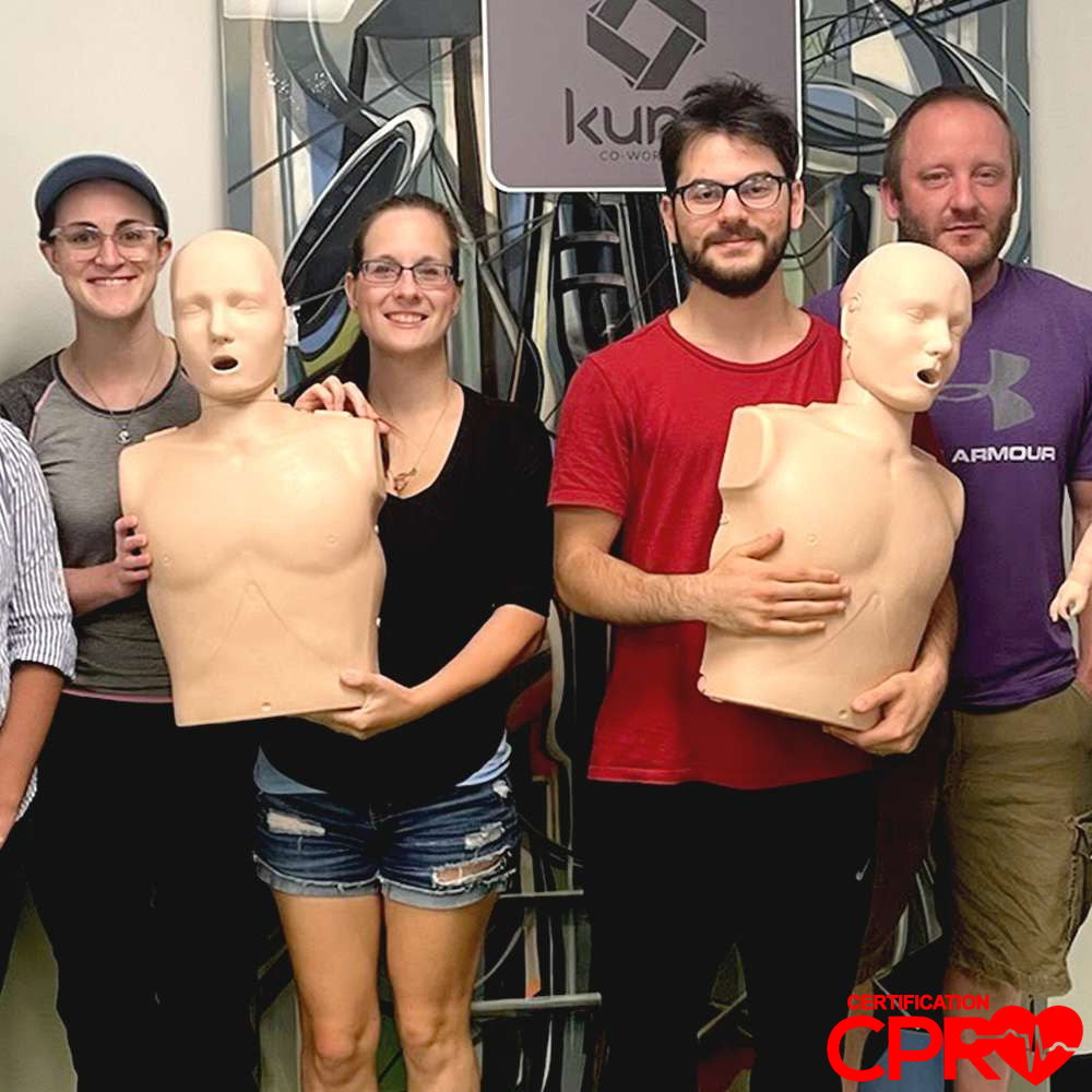 CPR certification training with mannequins in Jacksonville. Learn life-saving skills from certified instr.